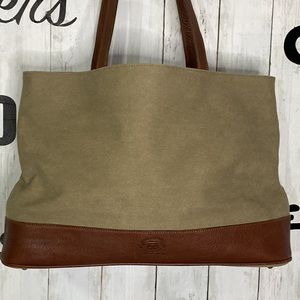 Original Ghurka Canvas Leather Bag #212 The Berkely Mint Condition